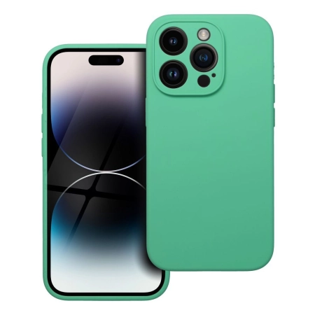 Nakładka Silicon Solid iPhone 16 Pro miętowa